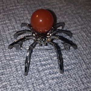 Sold Carnelian Black Spider
